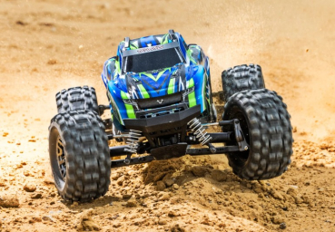 TRX90376-4-GRN Traxxas Stampede 4x4 VXL Monster Truck 1/10 RTR HD