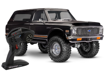 TRX91076-4-BLK TRX-4 72 Chevy Blazer blau 1/10 Crawler RTR mit Interieur, Brushed, Clipless