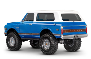 TRX91076-4-BLUE TRX-4 72 Chevy Blazer blau 1/10 Crawler RTR mit Interieur, Brushed, Clipless