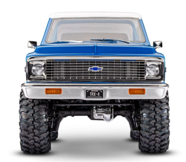 TRX91076-4-BLUE TRX-4 72 Chevy Blazer blau 1/10 Crawler RTR mit Interieur, Brushed, Clipless