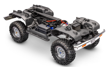 TRX91076-4-BLUE TRX-4 72 Chevy Blazer blau 1/10 Crawler RTR mit Interieur, Brushed, Clipless