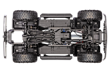 TRX91076-4-BLUE TRX-4 72 Chevy Blazer blau 1/10 Crawler RTR mit Interieur, Brushed, Clipless