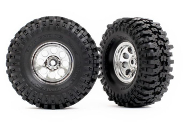 TRX9873 Reifen/F. TRX-4M/HighTrail MTh. F-150 chrome