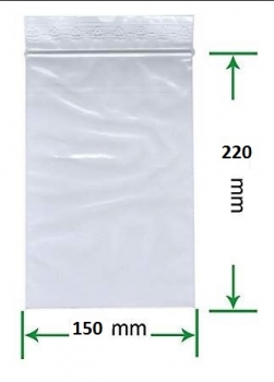 PE150x220 Verschlußbeutel PE 150x220 mm 10Stück