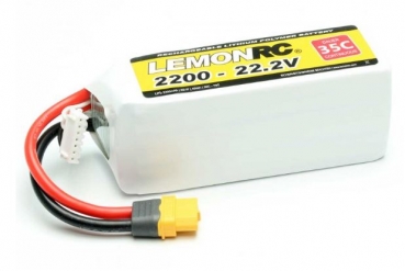 15750 LiPo Akku LEMONRC 2200 - 22.2V (35C)