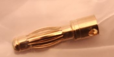 PM-C1601 Goldkontakt-Stecker 4mm "U" 10 Stück