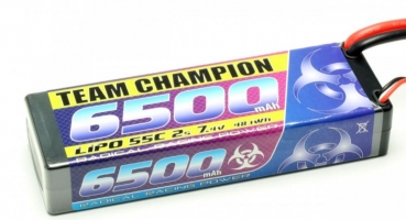 C4843 Lipo/CAR 7,4/6500 Champion-55C Deans T