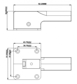 C7212 Einziehfahrwerk Mechanik elektrisch "XL" Bugfahrwerk lenkbar