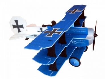 C9228 Crack- FOKKER 3Decker 890mm BLAU COMBO-Set