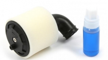 R07105 Luftfilter 1:8 2-lagig +90° Adapter/Öl