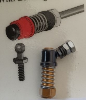1076981 Kugelgelenk/Kugel M3 lösbar Alu