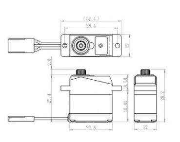 SH-0263MG+ Servo Savöx