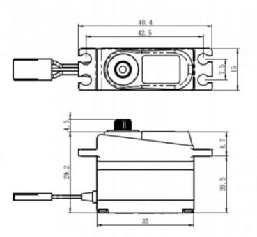 Servo Savöx SV-1257MG-HV 15mm