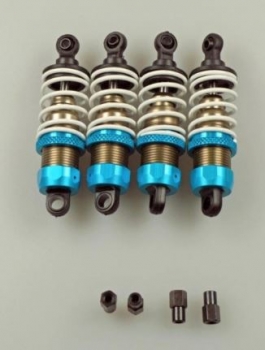 T405864 Stoßdämpfer 1:10 / 62mm ALU/blau 4 Stück