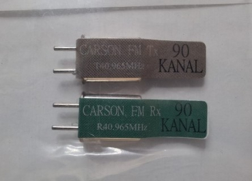 502553 Quarzpaar Kanal 90 FM Carson/Reflex
