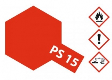 Lexanfarbe PS-15/Spray metallic-rot