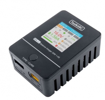 TK10900 ToolkitRC M4AC XT60 LiPo 1-4S 2.5A Ladegerät AC