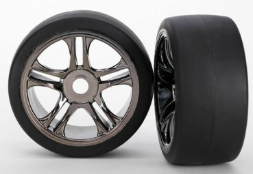 TRX6477 Reifen/Felgen TRX XO-1 Heck Speichenfelge Slitspoke
