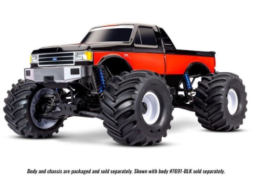 TRX7691-BLK Karosserie X-Maxx-MT Ford F150 schwarz mit Aufkleber