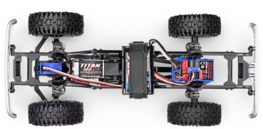 TRX97064-1 TRX-4M CHEVY K10 4X4 LIFTED BLAU 1/18 CRAWLER RTR BRUSHED