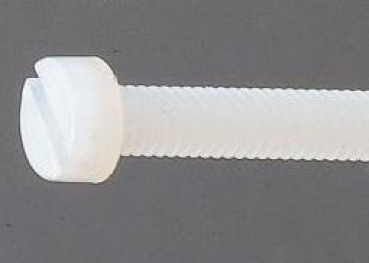 10700 M6x30 Zylinderkopfschrauben Nylon 10 Stück