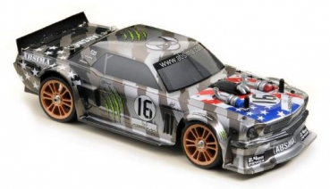16010 FUN-MAKER 1:16 Stars'nGrey BL/RTR