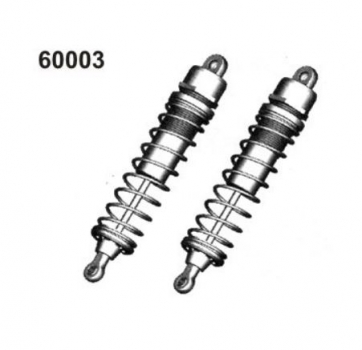 004-60003 Stoßdämpfer 1:8 / 106mm ALU (blau) 2 Stück