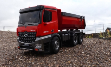 22407 MB AROCS LKW Kipper RTR/rot 10K!