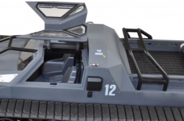 22439 Military-Police Kettendrift-Fahrzeug 1:12 grau/blau