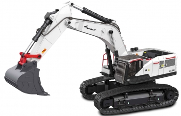 22544 BAGGER G451E TEILMETALL 1:14, RTR WEISS