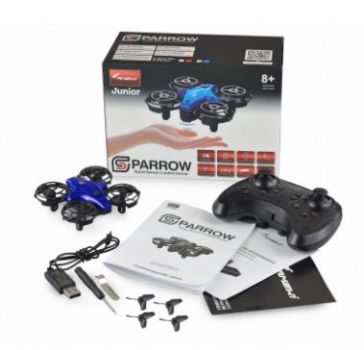 25326 SPARROW MINI-DROHNE MIT STEUERUNGSSENSOREN, BLAU