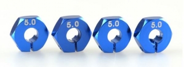 Radmitnehmer 12mm ALU/blau 4 Stück