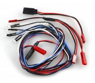 28961 LED-Lichtset 5mm 2x rot/weiß/blau