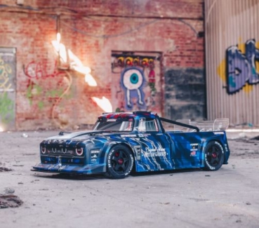 Arrma INFRACTION 6S BLX V2 in blau und grau