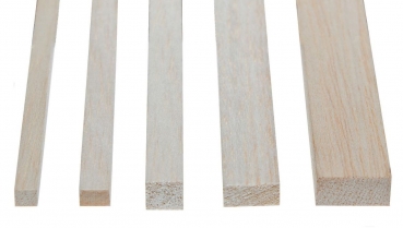 Balsa-Vierkantleiste 6x12mm 1m
