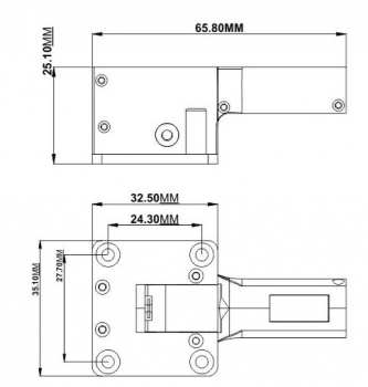 C5262 Einziehfahrwerk Mechanik elektrisch