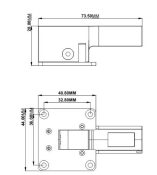 C6564 Einziehfahrwerk Mechanik elektrisch