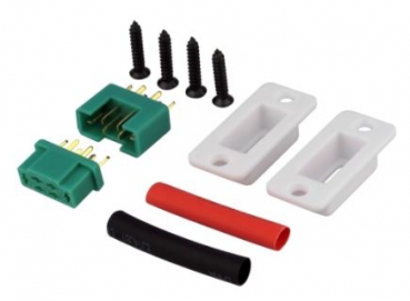 600207 Einbaurahmen MPX6pol +Stecker/Buchse 1 Set