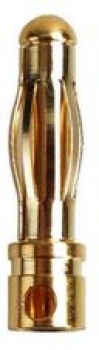 40002M Goldk.-Stecker 4mm "U" 1St.
