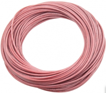 25100 Silikonkabel 1,0 mm² rot 1 mtr.