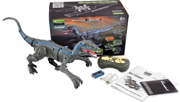 40009 RC DINOSAURIER VELOCIRAPTOR 2,4GHZ RTR, GRAU