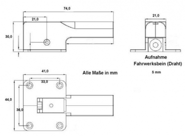 Einziehfahrwerk-Mechanik