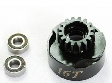 E63-BU02116 Kupplungsglocke 15 Zähne/M1 vented + 2 Lager