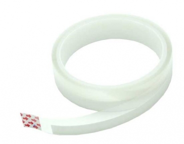 X6734 Spaltabdeckband 25mm/0,1mm 5mtr. weiß