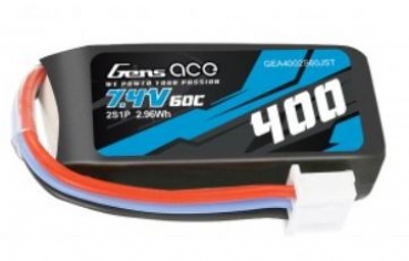 GEA4002S60JST Lipo /Car 7,4/400 Gensace -60C! XH3P (umx)