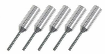 GF-2103-006 Aluminium Hülsen M2 Kohlefaserstäbe 5mm G-Force-RC