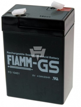 110070 Bleiakku 6V/4,5Ah Fiamm 47x70x106mm