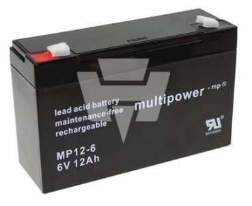 136087 Bleiakku 6V/12Ah Multipower 151x50x100
