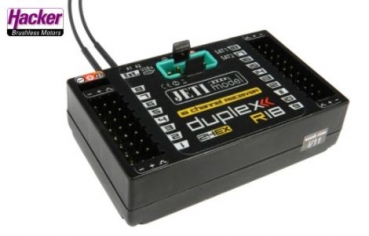 80001209 Empfänger Jeti-DUPLEX R18-EX +Rsat2