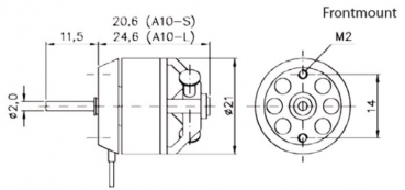 97100006 BL-Motor Hacker A10-12S 2Li/4A/4,5x4